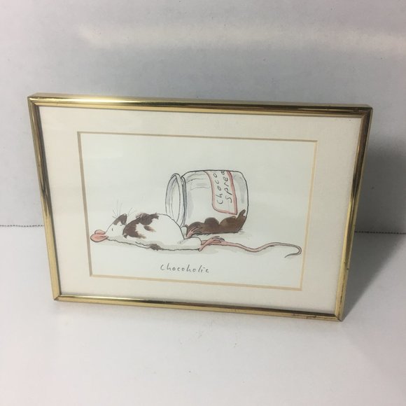 Vintage Art Reproduction of Chocoholic Mouse - Picture 7 of 15